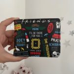 کیف پول جاکارتی مشکی پینترستی فرندز FRIENDS